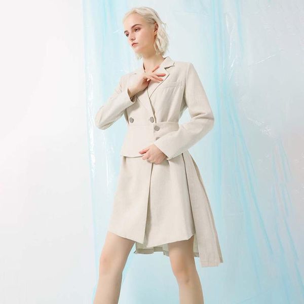 women's trench coats to gladself fashion coat female long sleeve windbreaker women with asymmetrical pleated belts 2021 autumn, Tan;black
women's trench coats to gladself fashion coat female long sleeve windbreaker women with asymmetrical pleated belts 2021 autumn, Tan;black