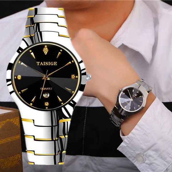 wristwatches tungsten steel man watch japan vj32 movement waterproof wristwatch taisige 2021 quartz watches men women relogio, Slivery;brown
wristwatches tungsten steel man watch japan vj32 movement waterproof wristwatch taisige 2021 quartz watches men women relogio, Slivery;brown