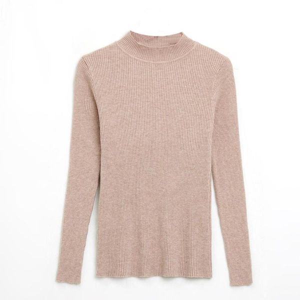 women's sweaters 2021 women autumn knitted sweater solid female cotton soft elastic color pullovers full sleeve turtleneck, White;black
women's sweaters 2021 women autumn knitted sweater solid female cotton soft elastic color pullovers full sleeve turtleneck, White;black