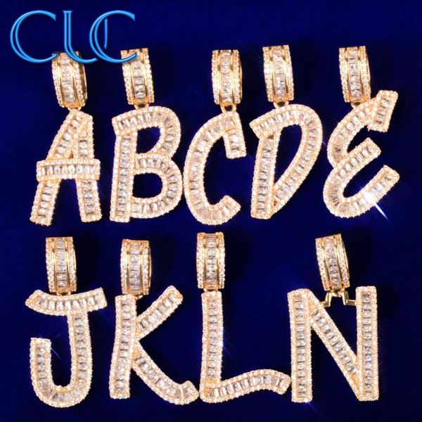 chains baguette initials letters pendant for men women gold color bling zirconia a-z name necklace chain link hip hop jewelry, Silver
chains baguette initials letters pendant for men women gold color bling zirconia a-z name necklace chain link hip hop jewelry, Silver