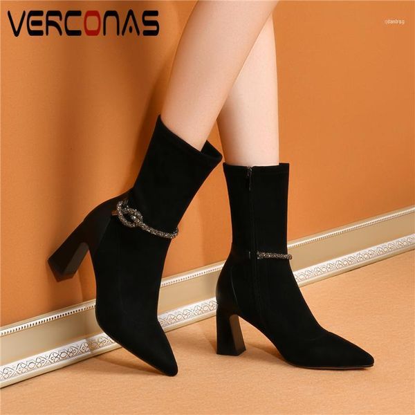 boots verconas fashion women mid-calf autumn winter narrow band pointed toe shoes woman side zipper high heels boots11, Black
boots verconas fashion women mid-calf autumn winter narrow band pointed toe shoes woman side zipper high heels boots11, Black