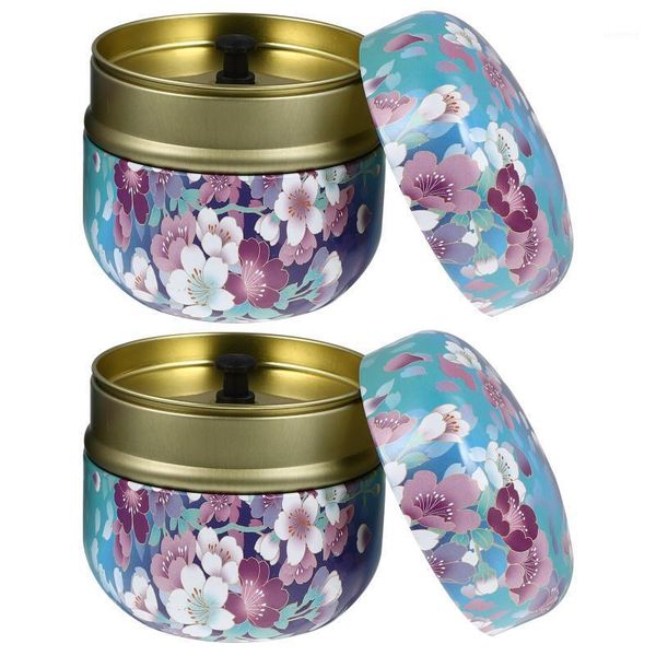 storage bottles & jars 2pcs multipurpose tinplate tea box round scented jar sealed loose powder can
storage bottles & jars 2pcs multipurpose tinplate tea box round scented jar sealed loose powder can