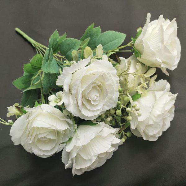 artificial flower rose holding wedding bouquet silk for home party table decoration fake decorative flowers & wreaths
artificial flower rose holding wedding bouquet silk for home party table decoration fake decorative flowers & wreaths