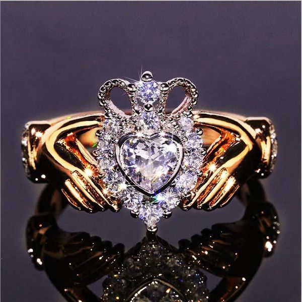 wedding rings creative hand holding crown and heart luxury size 11 alloy with acrylic female fashion jewelry wedding/engagement ring for wom, Slivery;golden
wedding rings creative hand holding crown and heart luxury size 11 alloy with acrylic female fashion jewelry wedding/engagement ring for wom, Slivery;golden