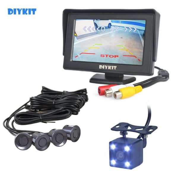 car rear view cameras& parking sensors diykit video radar 4.3" backup monitor + led camera 4 x assistance kit
car rear view cameras& parking sensors diykit video radar 4.3" backup monitor + led camera 4 x assistance kit