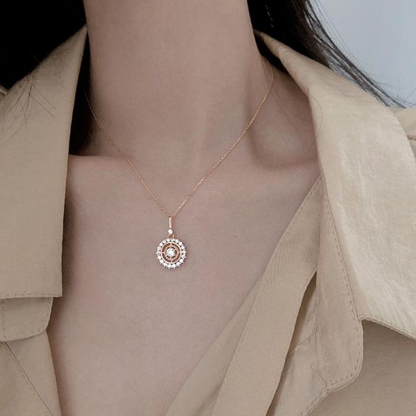 pendant necklaces personality fashion simple light luxury sunflower necklace female temperament niche elegant retro clavicle chain, Silver
pendant necklaces personality fashion simple light luxury sunflower necklace female temperament niche elegant retro clavicle chain, Silver