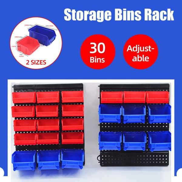 tool organizers 30pcs stacking boxes wall-mounted shelf box storage hardware screw shed rack system garage unit organize parts
tool organizers 30pcs stacking boxes wall-mounted shelf box storage hardware screw shed rack system garage unit organize parts