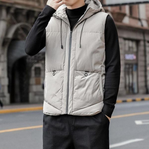 eucosm down cotton vest men's casual sleeveless coat large size stand collar puffer jacket & parkas z21t, Black
eucosm down cotton vest men's casual sleeveless coat large size stand collar puffer jacket & parkas z21t, Black