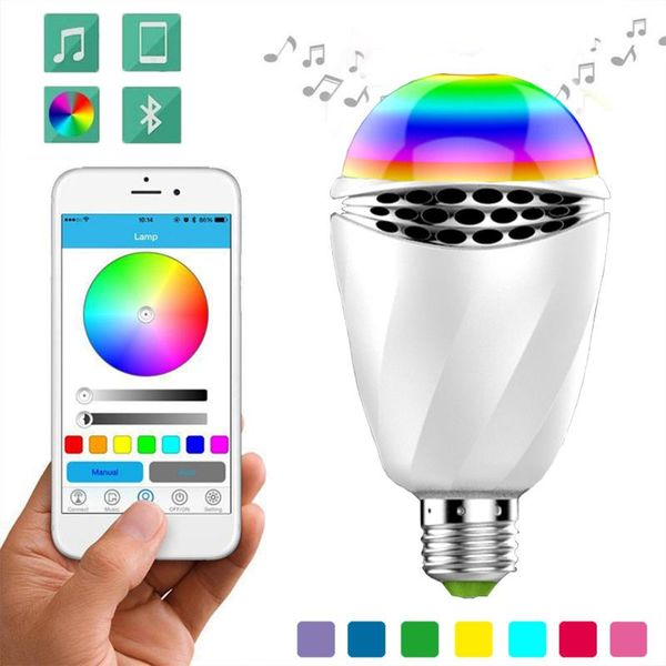 bulbs 6w led bulb smart phone app control rgb colorful with wireless bluetooth speaker music e27 light
bulbs 6w led bulb smart phone app control rgb colorful with wireless bluetooth speaker music e27 light
