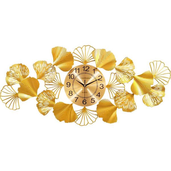 wall clocks chinese style simple creative living room fashionable gingko leaf clock european luxury decoration metal
wall clocks chinese style simple creative living room fashionable gingko leaf clock european luxury decoration metal