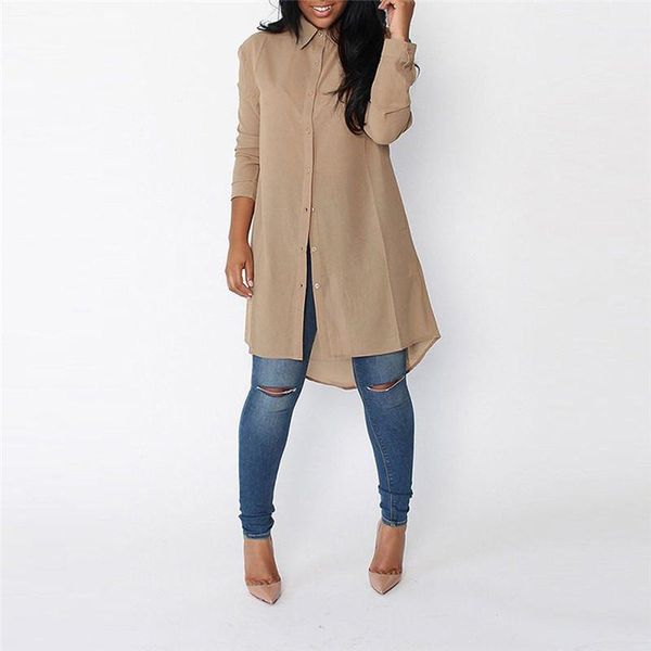 women shirts blouses long sleeve turn -down collar solid ladies chiffon blouse ol office style chemise femme women's &, White
women shirts blouses long sleeve turn -down collar solid ladies chiffon blouse ol office style chemise femme women's &, White