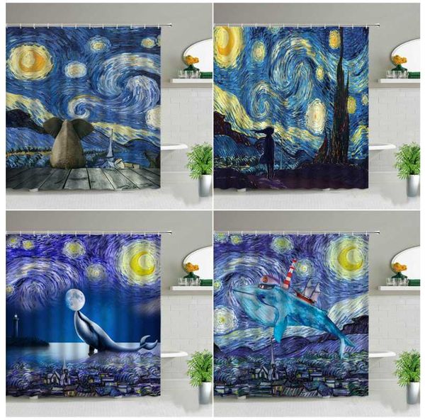 shower curtains oil painting starry sky elephant dolphin animal bathroom decor waterproof polyester fabric home bath curtain
shower curtains oil painting starry sky elephant dolphin animal bathroom decor waterproof polyester fabric home bath curtain