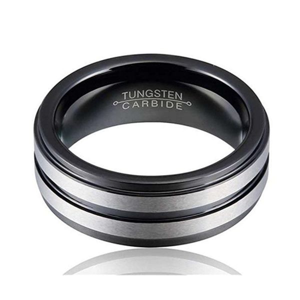 wedding rings fashion creative men's ring 8mm black frosted titanium steel party accessories luxury jewelry for anniverasry gift, Slivery;golden
wedding rings fashion creative men's ring 8mm black frosted titanium steel party accessories luxury jewelry for anniverasry gift, Slivery;golden