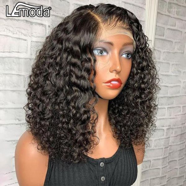 13x6 water wave bob wig lace front human hair wigs for black women brazilian natural hd deep part with baby hair1, Black;brown
13x6 water wave bob wig lace front human hair wigs for black women brazilian natural hd deep part with baby hair1, Black;brown