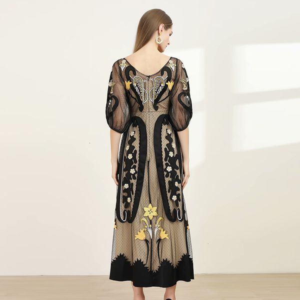 dress seqinyy elegant black 2021 summer female fashion design short sleeve crocheted dot embroidery line long, Black;gray
dress seqinyy elegant black 2021 summer female fashion design short sleeve crocheted dot embroidery line long, Black;gray