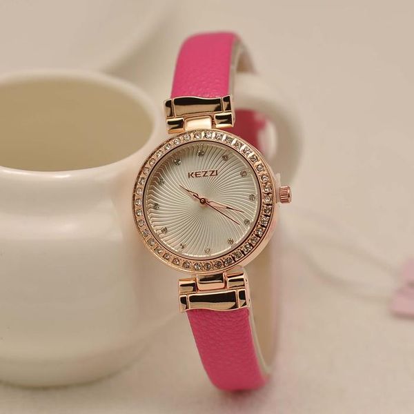 brand ladies watches for women crystal small watch thin simple leather quartz wristwatches clock, Slivery;brown
brand ladies watches for women crystal small watch thin simple leather quartz wristwatches clock, Slivery;brown
