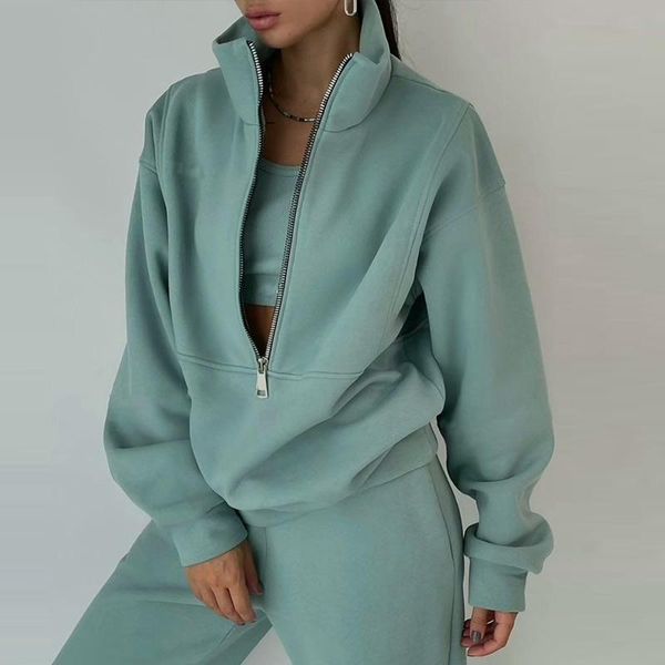 women's two piece pants women fleece set autumn winter female sports warm suit casual oversized zipper sweatshirts and trouser tracksui, White
women's two piece pants women fleece set autumn winter female sports warm suit casual oversized zipper sweatshirts and trouser tracksui, White