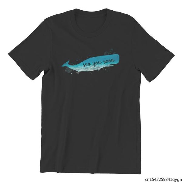 men's t-shirts t-shirt sea you soon funny graphic sleeve streetwear mens clothes, White;black
men's t-shirts t-shirt sea you soon funny graphic sleeve streetwear mens clothes, White;black