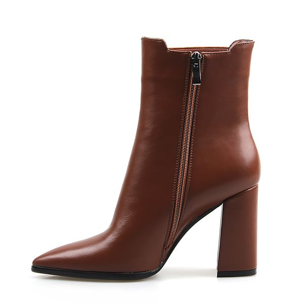 norberg women ankle boots quality pu short high heel pointed toe square booties contracted lady 210507, Black
norberg women ankle boots quality pu short high heel pointed toe square booties contracted lady 210507, Black