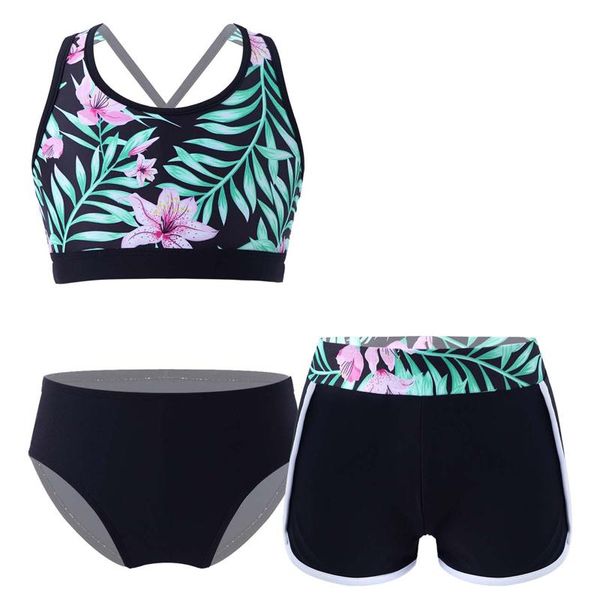 one-piece suits kids girls children bikini swimwear 3pcs swimsuits set kid child beachwear swimming bathing suit open back crop with br
one-piece suits kids girls children bikini swimwear 3pcs swimsuits set kid child beachwear swimming bathing suit open back crop with br