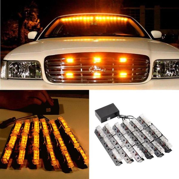 car headlights styling led warning light yellow truck strobe emergency bars deck dash grill
car headlights styling led warning light yellow truck strobe emergency bars deck dash grill