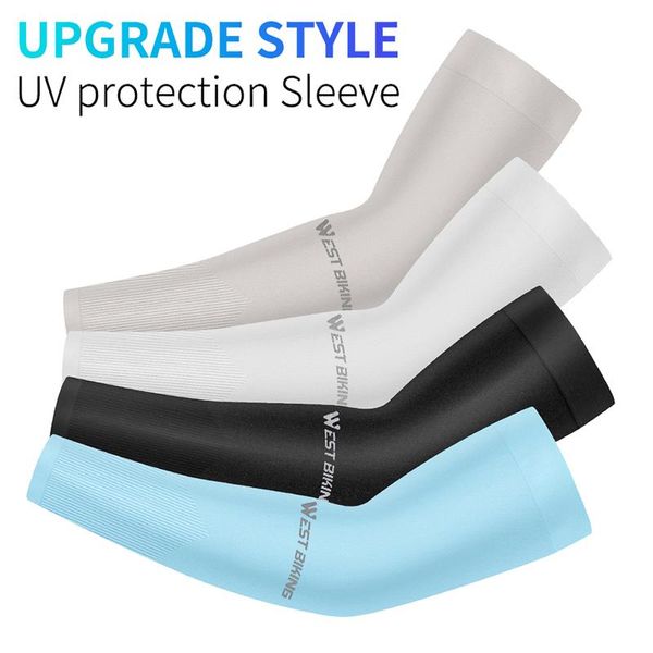 arm sleeves bicycle uv protection running cycling sunscreen warmer sun mtb cover cuff elbow & knee pads, Black;gray
arm sleeves bicycle uv protection running cycling sunscreen warmer sun mtb cover cuff elbow & knee pads, Black;gray