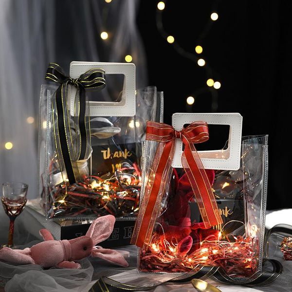 gift wrap 1pc transparent pvc bags women handbag for wedding party decoration candy bridesmaid souvenirs flower bouquet packing
gift wrap 1pc transparent pvc bags women handbag for wedding party decoration candy bridesmaid souvenirs flower bouquet packing