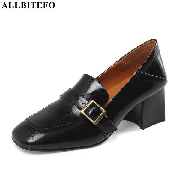 dress shoes allbitefo square toe thick heel fashion comfortable genuine leather women high sheepskin insole heels, Black
dress shoes allbitefo square toe thick heel fashion comfortable genuine leather women high sheepskin insole heels, Black