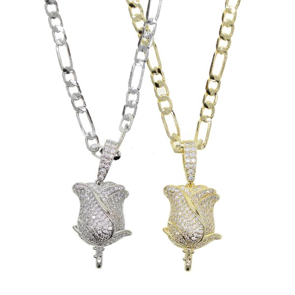 2 colors iced out hip hop shiny flower pendant necklace paved white cz length 41+5cm dainty jewelry for women wedding gift x0509, Black
2 colors iced out hip hop shiny flower pendant necklace paved white cz length 41+5cm dainty jewelry for women wedding gift x0509, Black