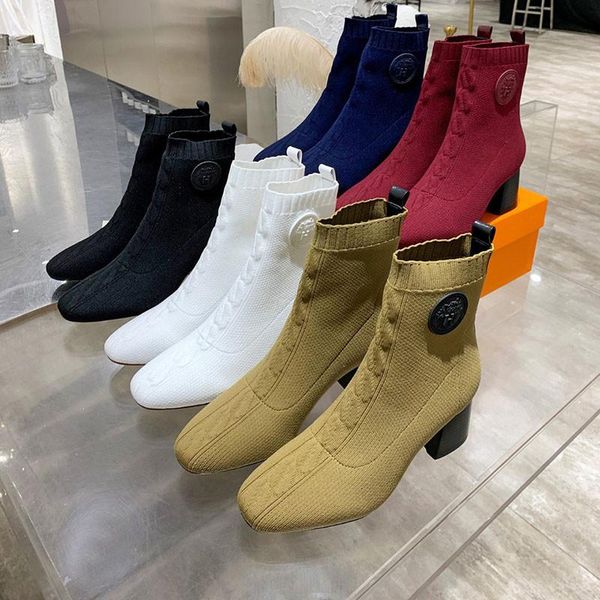 boots luxury designer womens black sock ankle thick heel stretch fabric shoes squre toe low wide fit booties
boots luxury designer womens black sock ankle thick heel stretch fabric shoes squre toe low wide fit booties