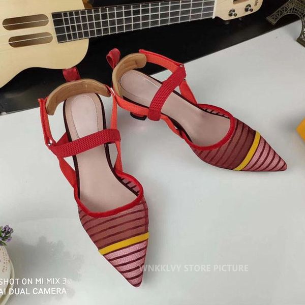 dress shoes metal kitten heel sandals women ankle strap 2021 summer slingback pointed toe stripe stilettos air mesh pumps, Black
dress shoes metal kitten heel sandals women ankle strap 2021 summer slingback pointed toe stripe stilettos air mesh pumps, Black