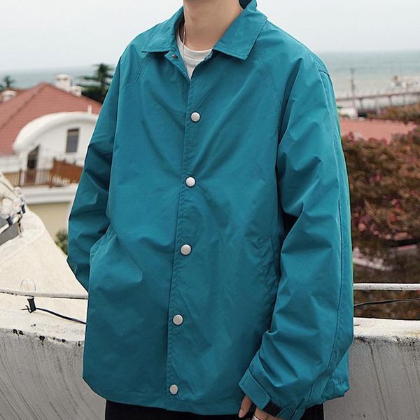 men's jackets clothing korean single breasted jacket work coat autumn trend loose big size black coats for male laepl clothes, Black;brown
men's jackets clothing korean single breasted jacket work coat autumn trend loose big size black coats for male laepl clothes, Black;brown