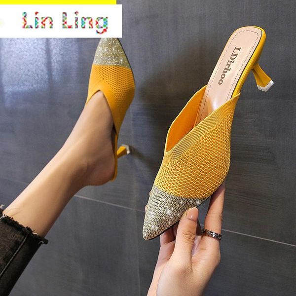 women heels stilettos mules loafer casual feminine sandalias shoes knit pointed woven high fashion gladiator leisure dress, Black
women heels stilettos mules loafer casual feminine sandalias shoes knit pointed woven high fashion gladiator leisure dress, Black