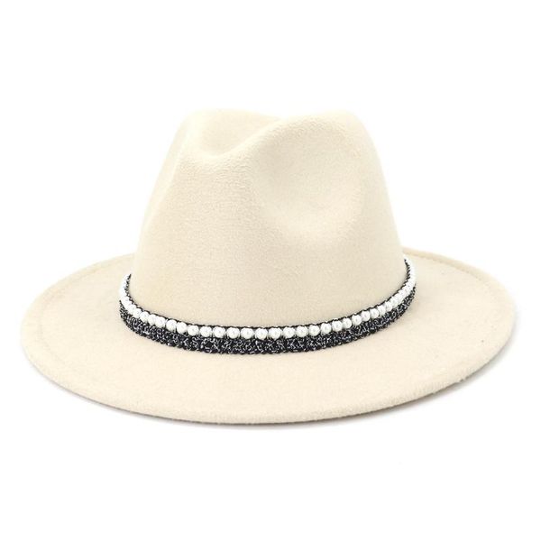 stingy brim hats wool felt wide fedora with pearl band women hat formal fashion autumn winter panama style trilby cap, Blue;gray
stingy brim hats wool felt wide fedora with pearl band women hat formal fashion autumn winter panama style trilby cap, Blue;gray