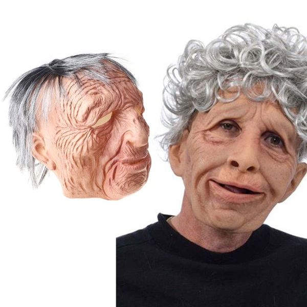 party masks halloween headgear funny grandma/grandpa latex mask wig elderly cosplay face masquerade stage performance props
party masks halloween headgear funny grandma/grandpa latex mask wig elderly cosplay face masquerade stage performance props