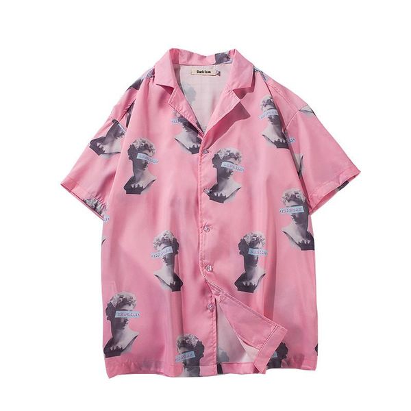 men's casual shirts turn-down collar full printed pink shirt men 2021 summer hawaii style short sleeve mens clothing, White;black
men's casual shirts turn-down collar full printed pink shirt men 2021 summer hawaii style short sleeve mens clothing, White;black