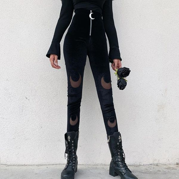 women's pants & capris women pencil black high waist gothic streetwear moon mesh hollow out zipper velour stretch bodycon long trousers, Black;white
women's pants & capris women pencil black high waist gothic streetwear moon mesh hollow out zipper velour stretch bodycon long trousers, Black;white