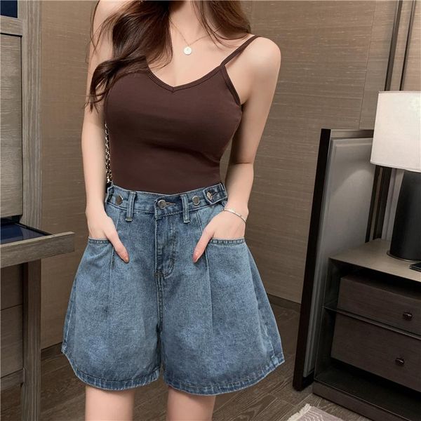 women's jeans summer high waist denim shorts women casual loose ladies fashion plus size wide leg short female 5xl, Blue
women's jeans summer high waist denim shorts women casual loose ladies fashion plus size wide leg short female 5xl, Blue