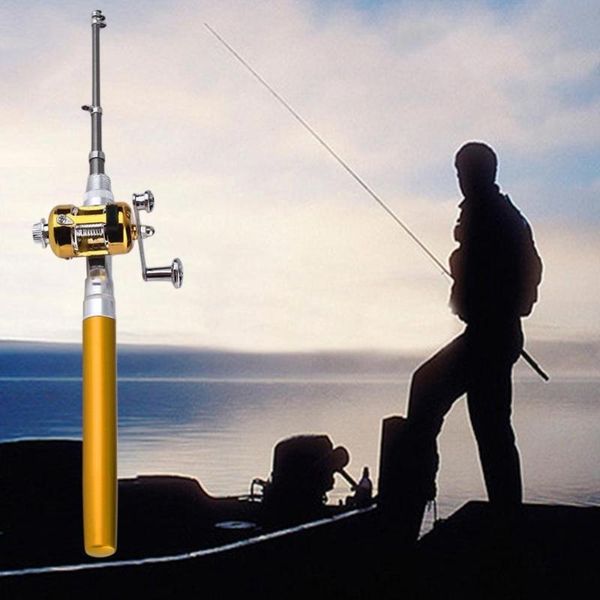 1pc mini portable aluminum alloy pocket pen shape fish fishing rod pole with reel boat rods
1pc mini portable aluminum alloy pocket pen shape fish fishing rod pole with reel boat rods