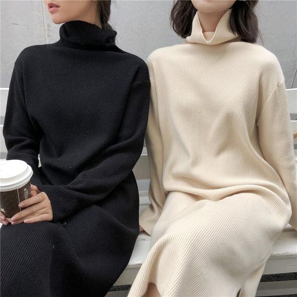 autumn winter women knit dress chic turtleneck long sleeve side slit thicken warm sweater dresses ladies casual, Black;gray
autumn winter women knit dress chic turtleneck long sleeve side slit thicken warm sweater dresses ladies casual, Black;gray
