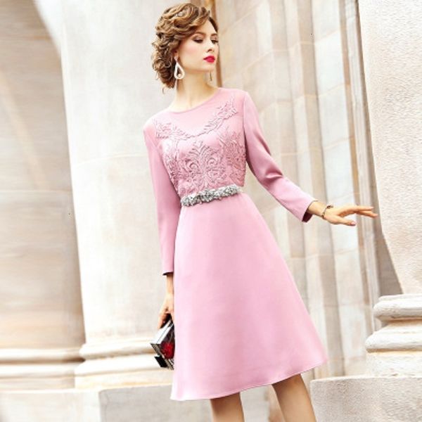 casual dresses solid embroidered dress women's autumn and spring style retro office lady high waist mid length o-neck a-line skirt vi4i, Black;gray
casual dresses solid embroidered dress women's autumn and spring style retro office lady high waist mid length o-neck a-line skirt vi4i, Black;gray