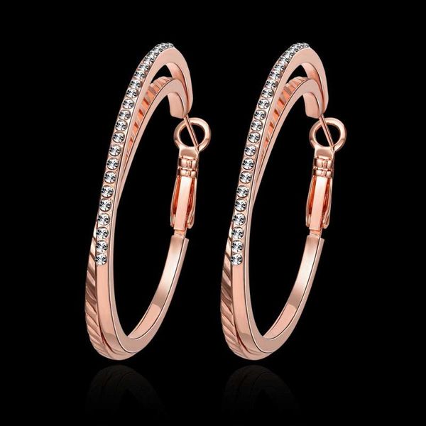 hoop & huggie resplendent rose gold white cubic zirconia brincos grandes earrings for women fashion jewelry ae2135, Golden;silver
hoop & huggie resplendent rose gold white cubic zirconia brincos grandes earrings for women fashion jewelry ae2135, Golden;silver