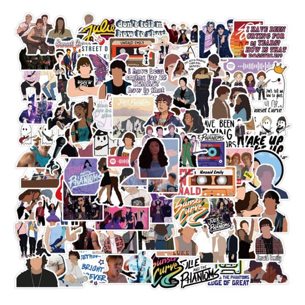 50pcs julie and the phantom boy graffiti waterproof skateboard travel suitcase phone lapluggage stickers cute kids girl toys
50pcs julie and the phantom boy graffiti waterproof skateboard travel suitcase phone lapluggage stickers cute kids girl toys