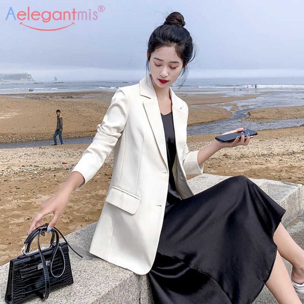 aelegantmis autumn single breasted office lady blazer coat women vintage casual blazers and jackets long sleeve work suit 210607, White
aelegantmis autumn single breasted office lady blazer coat women vintage casual blazers and jackets long sleeve work suit 210607, White