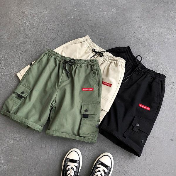 men's shorts 5 minutes summer workwear fashion thin cotton loose casual pants, White;black
men's shorts 5 minutes summer workwear fashion thin cotton loose casual pants, White;black