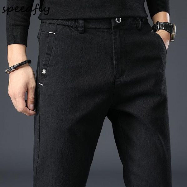 spring classic men's elastic casual pants mens business dress slim fit jogger stretch long trousers male women's jeans, Blue
spring classic men's elastic casual pants mens business dress slim fit jogger stretch long trousers male women's jeans, Blue