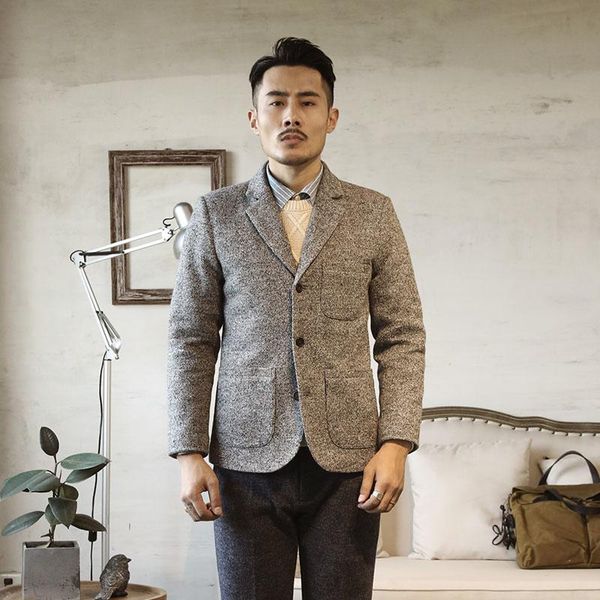 men's jackets description ts-0001 read asian size mans winter thick warm wool blazer jacket, Black;brown
men's jackets description ts-0001 read asian size mans winter thick warm wool blazer jacket, Black;brown