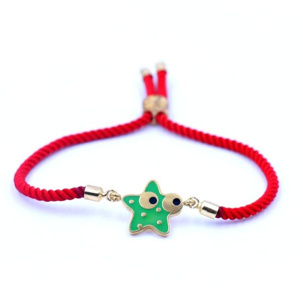 charm bracelets women red rope chain star bracelet for girl jewelry, Golden;silver 
charm bracelets women red rope chain star bracelet for girl jewelry, Golden;silver