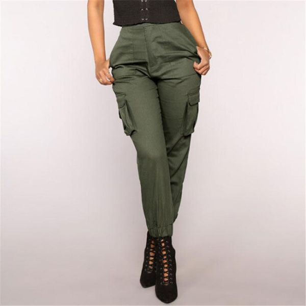 fashion women pants ladies trousers casual solid color elastic fitness pocket vintage high waist pencil women's & capris, Black;white
fashion women pants ladies trousers casual solid color elastic fitness pocket vintage high waist pencil women's & capris, Black;white