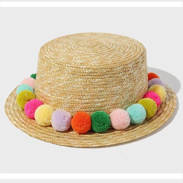 seven rainbow colored plush ball fashion womens sun hats hawaiian vacation leisure sentiment lovely fresh straw hat, Blue;gray
seven rainbow colored plush ball fashion womens sun hats hawaiian vacation leisure sentiment lovely fresh straw hat, Blue;gray